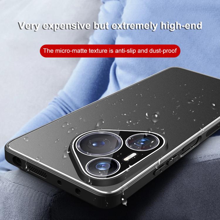 For Huawei Pura 80 Pro Golden Shield Metal Frosted Lens Film Phone Case
