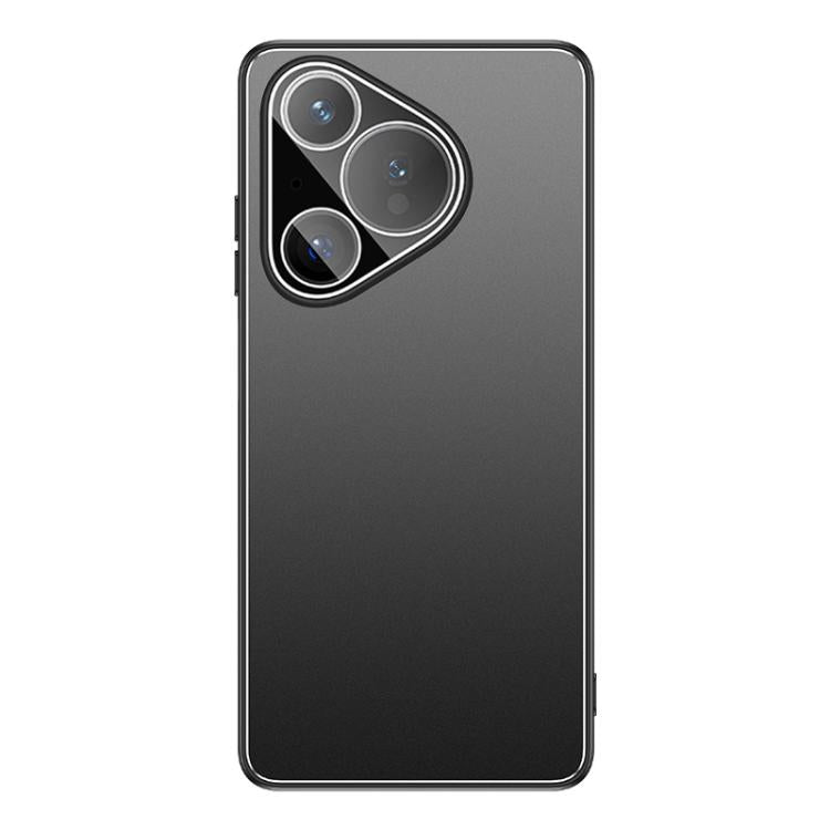 For Huawei Pura 80 Golden Shield Metal Frosted Lens Film Phone Case