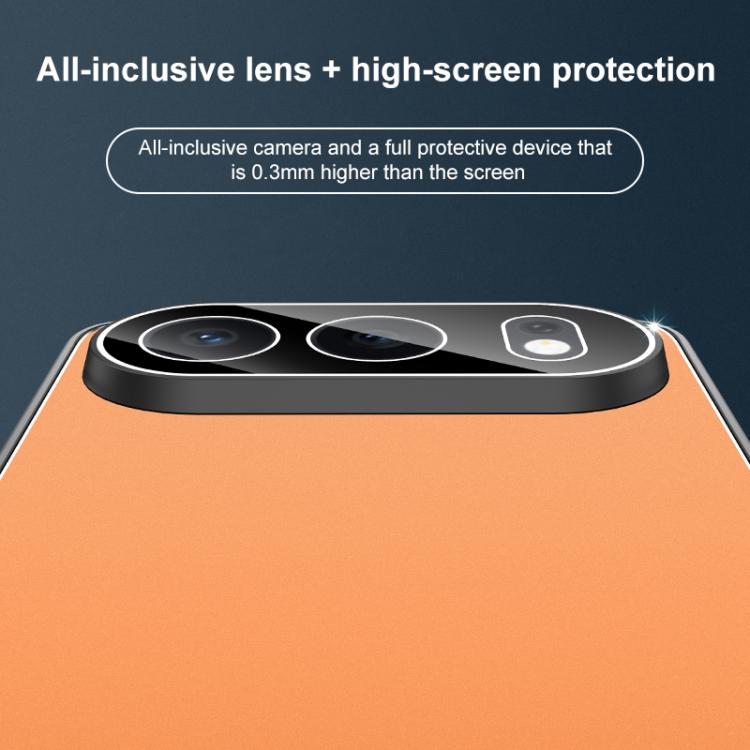 For Honor 500 Global 155.8mm Golden Shield Metal Frosted Lens Film Phone Case