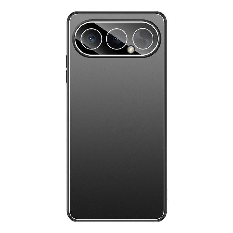 For Honor 500 Pro Global 155.8mm Golden Shield Metal Frosted Lens Film Phone Case