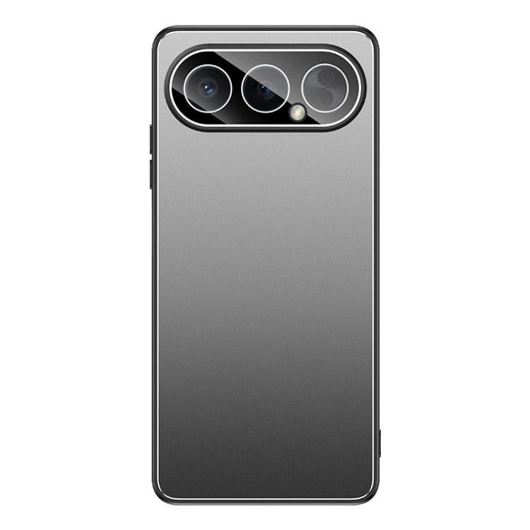 For Honor 500 Pro Global 155.8mm Golden Shield Metal Frosted Lens Film Phone Case