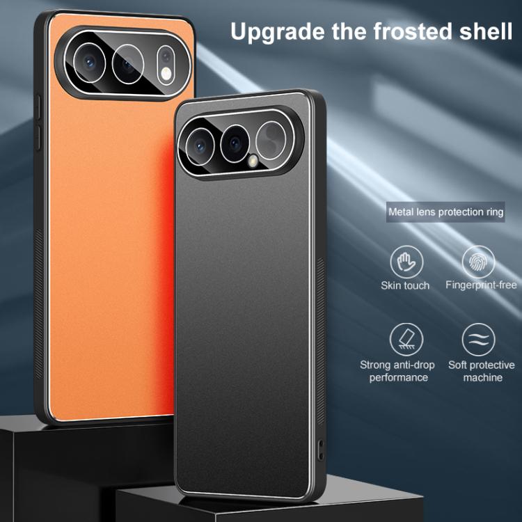 For Honor 500 Pro Global 155.8mm Golden Shield Metal Frosted Lens Film Phone Case