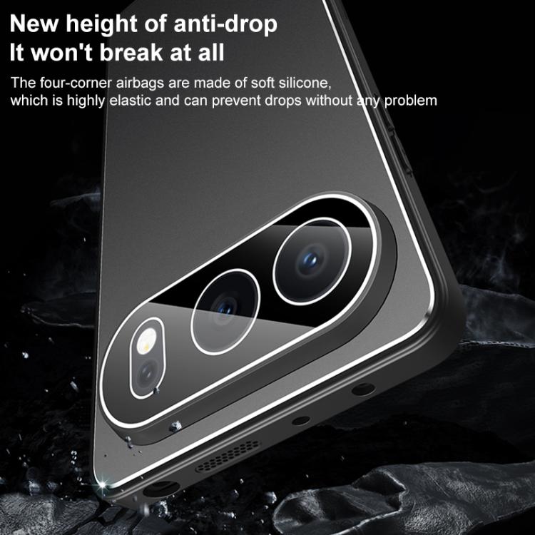 For Honor 500 Pro Global 155.8mm Golden Shield Metal Frosted Lens Film Phone Case