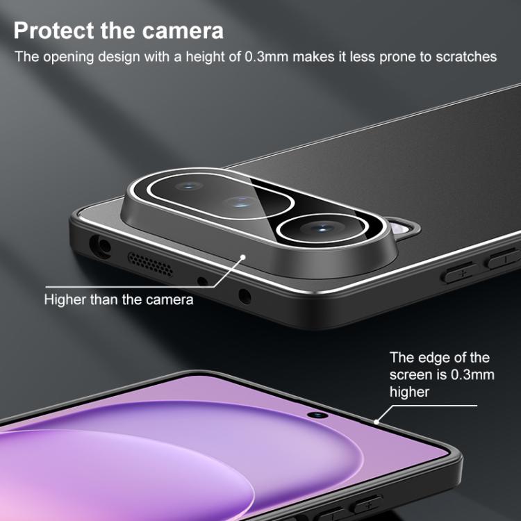 For Honor Magic8 Pro Air Golden Shield Metal Frosted Lens Film Phone Case