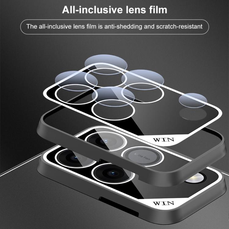 For Honor Win Golden Shield Metal Frosted Lens Film Phone Case