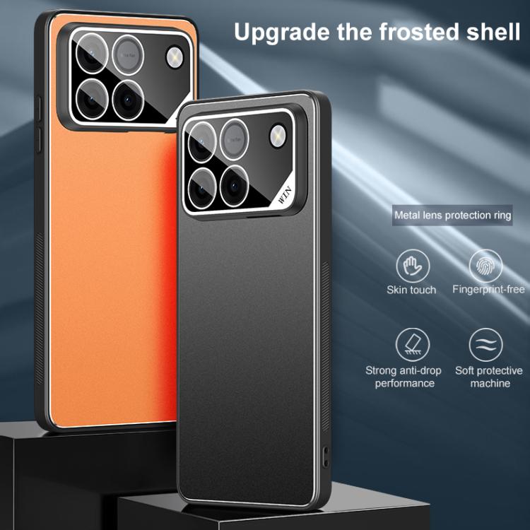 For Honor Win Golden Shield Metal Frosted Lens Film Phone Case