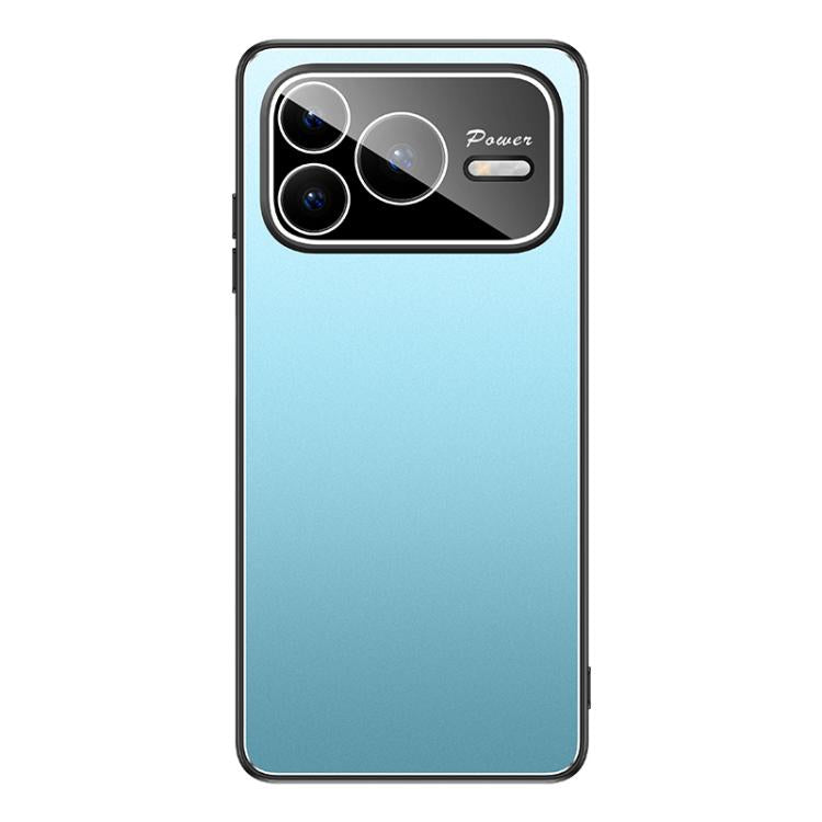 For Honor Power2 Golden Shield Metal Frosted Lens Film Phone Case