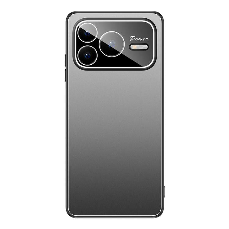 For Honor Power2 Golden Shield Metal Frosted Lens Film Phone Case