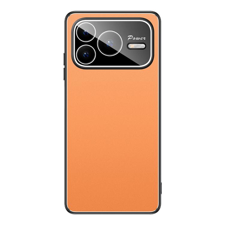 For Honor Power2 Golden Shield Metal Frosted Lens Film Phone Case