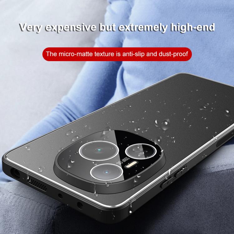 For Honor Power Golden Shield Metal Frosted Lens Film Phone Case
