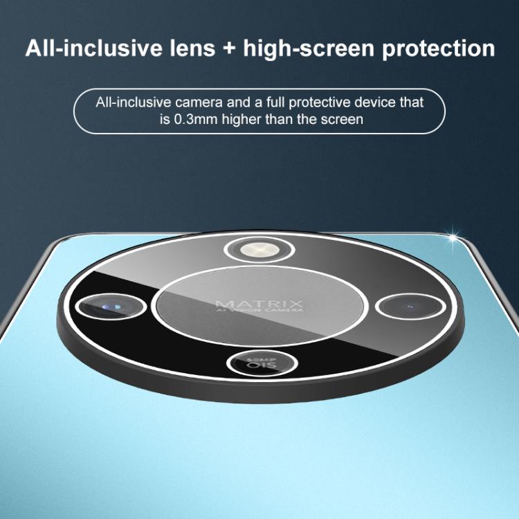 For Honor X70 Golden Shield Metal Frosted Lens Film Phone Case