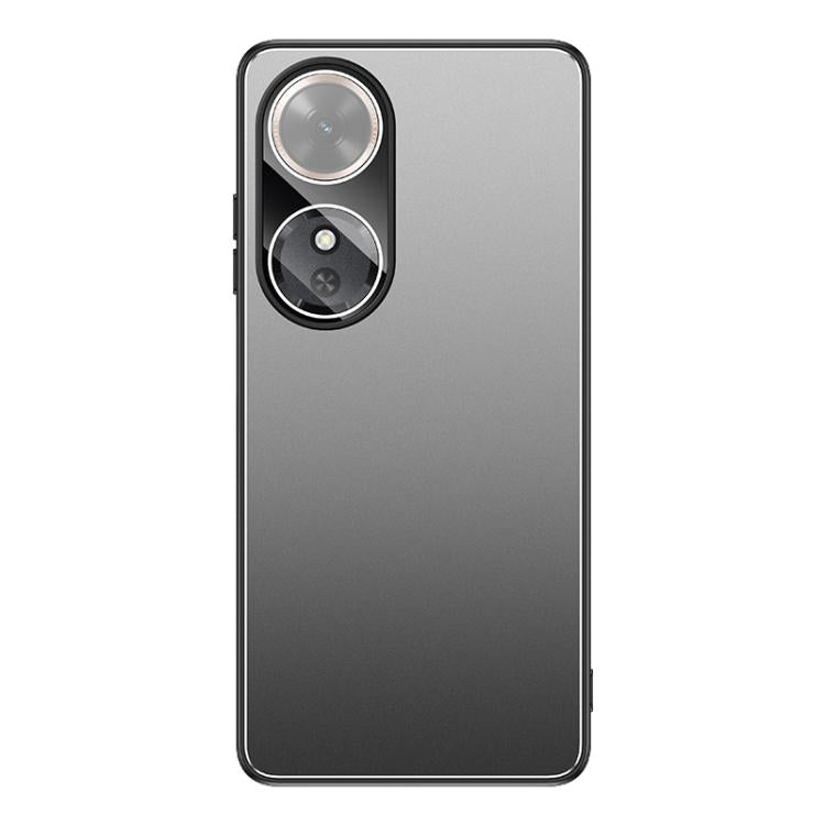 For Honor Play 60 Golden Shield Metal Frosted Lens Film Phone Case
