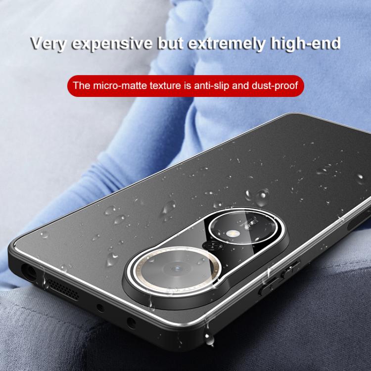 For Honor Play 70 Plus Golden Shield Metal Frosted Lens Film Phone Case