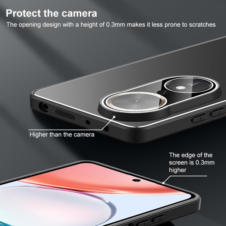 For Honor Play 70 Plus Golden Shield Metal Frosted Lens Film Phone Case