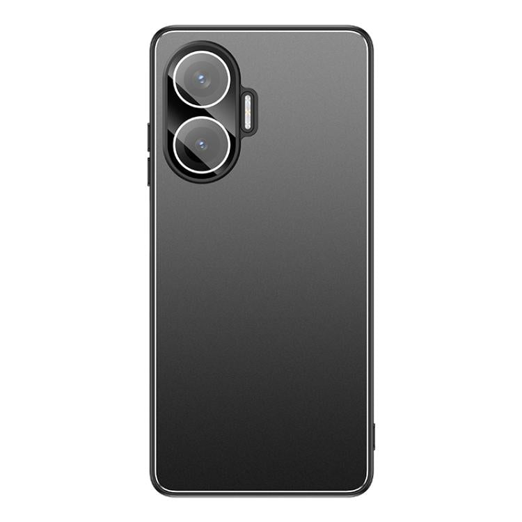 For Redmi Turbo 4 Pro Golden Shield Metal Frosted Lens Film Phone Case