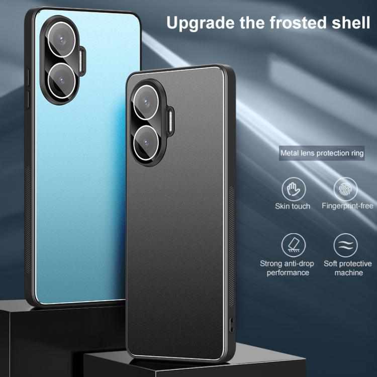 For Redmi Turbo 4 Pro Golden Shield Metal Frosted Lens Film Phone Case