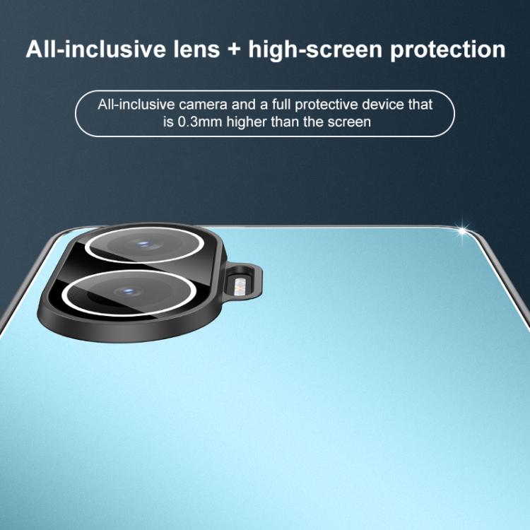 For Redmi Turbo 4 Pro Golden Shield Metal Frosted Lens Film Phone Case