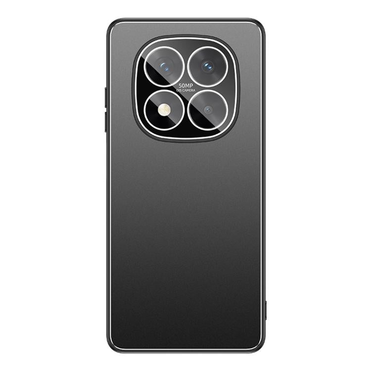 For Redmi Note 15 Pro+ 5G Global 163.3mm Golden Shield Metal Frosted Lens Film Phone Case
