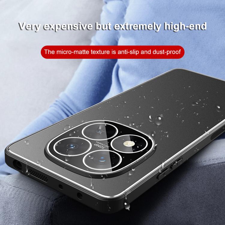 For Redmi Note 15 Pro+ 5G Global 163.3mm Golden Shield Metal Frosted Lens Film Phone Case