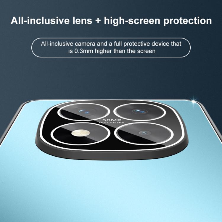 For Redmi Note 15 Pro+ 5G Global 163.3mm Golden Shield Metal Frosted Lens Film Phone Case