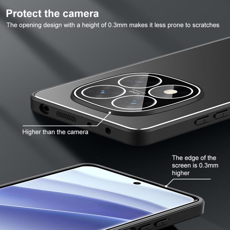 For Redmi Note 15 Pro+ 5G Global 163.3mm Golden Shield Metal Frosted Lens Film Phone Case