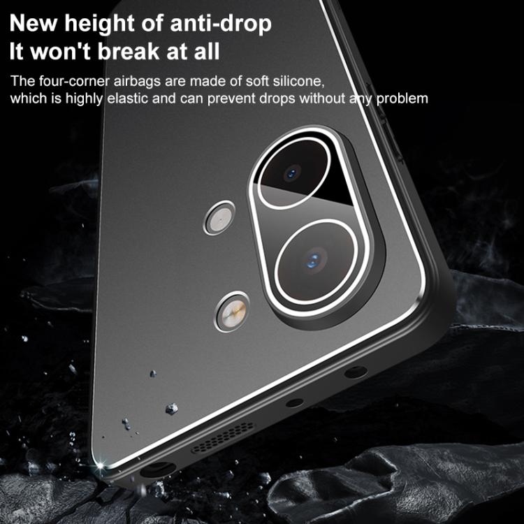 For Redmi Turbo 5 / Poco X8 Pro 5G Golden Shield Metal Frosted Lens Film Phone Case