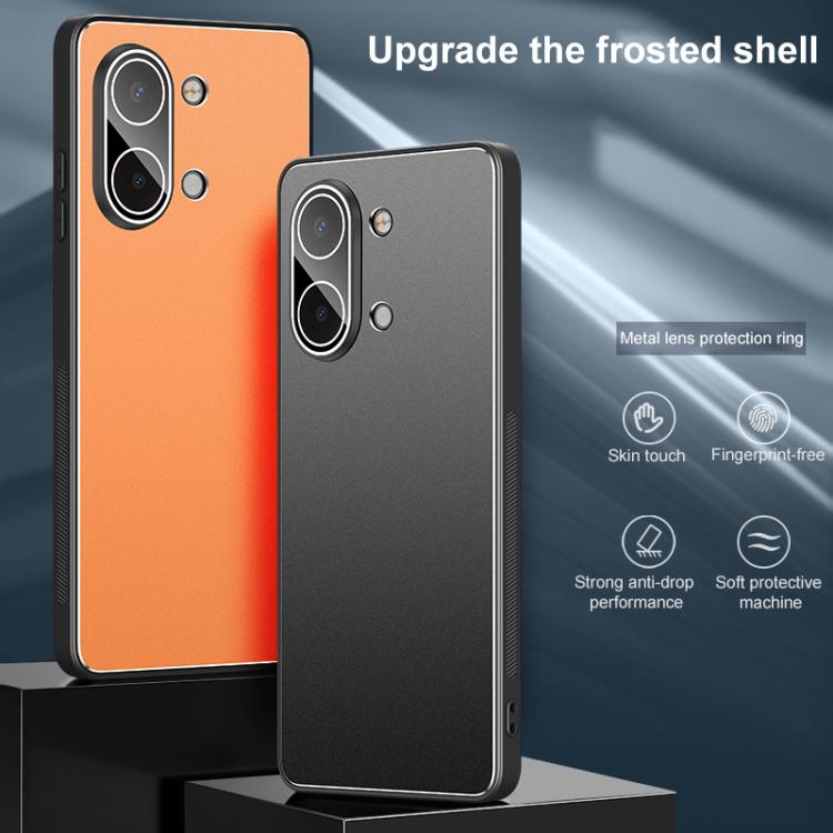 For Redmi Turbo 5 / Poco X8 Pro 5G Golden Shield Metal Frosted Lens Film Phone Case
