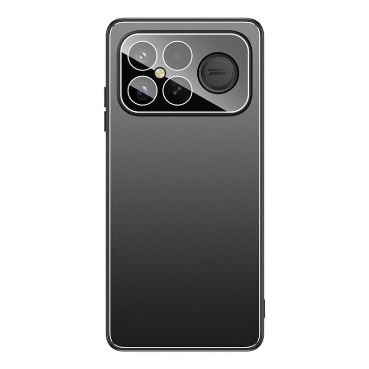 For Redmi K90 Pro Max / Poco F8 Ultra 5G Golden Shield Metal Frosted Lens Film Phone Case