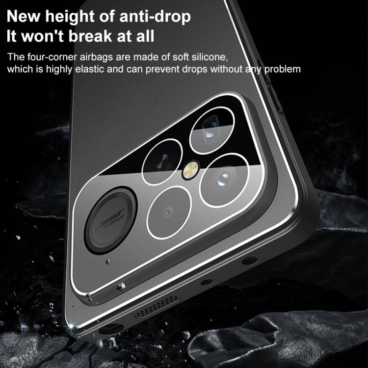 For Redmi K90 Pro Max / Poco F8 Ultra 5G Golden Shield Metal Frosted Lens Film Phone Case