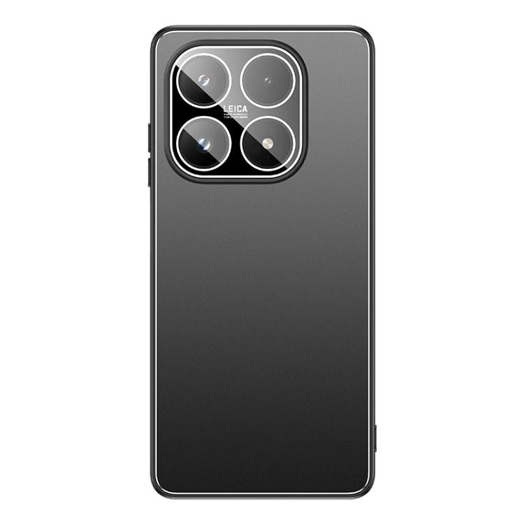 For Xiaomi 17 Golden Shield Metal Frosted Lens Film Phone Case