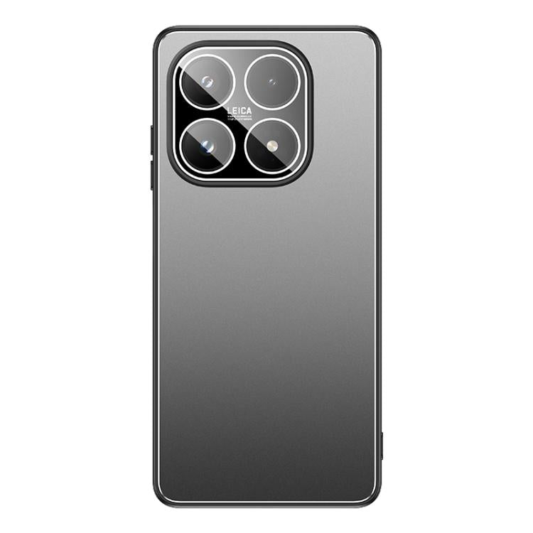 For Xiaomi 17 Golden Shield Metal Frosted Lens Film Phone Case