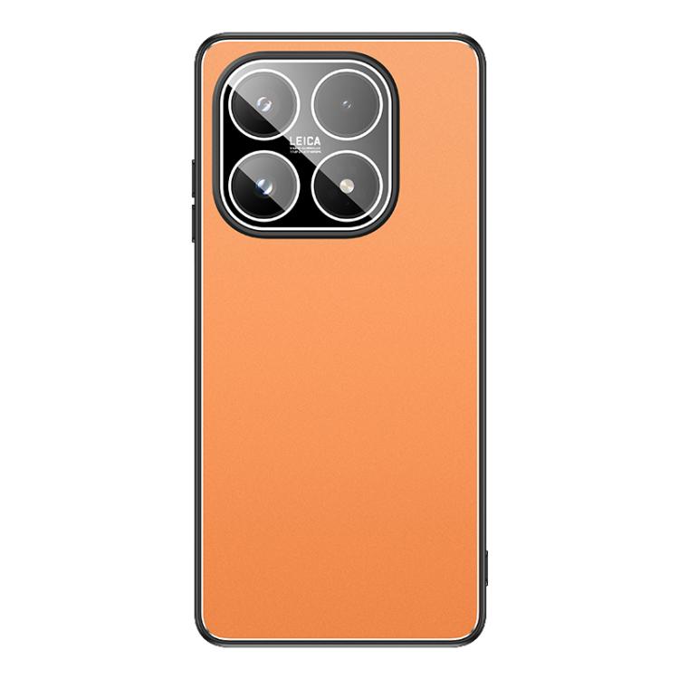 For Xiaomi 17 Golden Shield Metal Frosted Lens Film Phone Case