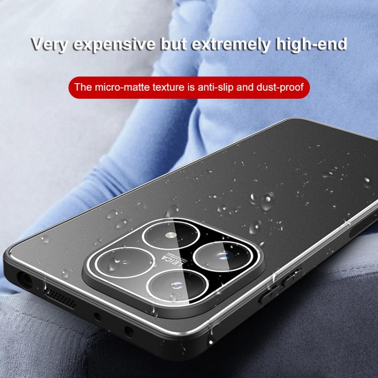 For Xiaomi 17 Golden Shield Metal Frosted Lens Film Phone Case