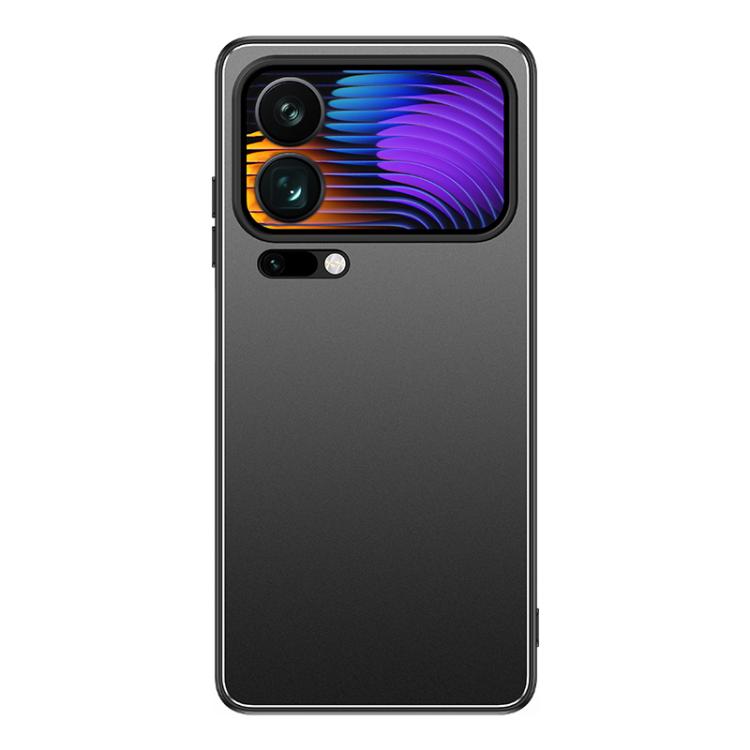 For Xiaomi 17 Pro Max Golden Shield Metal Frosted Lens Film Phone Case