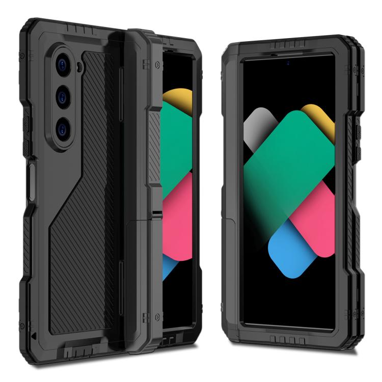 For Samsung Galaxy Z Fold6 360 Full Body Life Waterproof Metal Phone Case