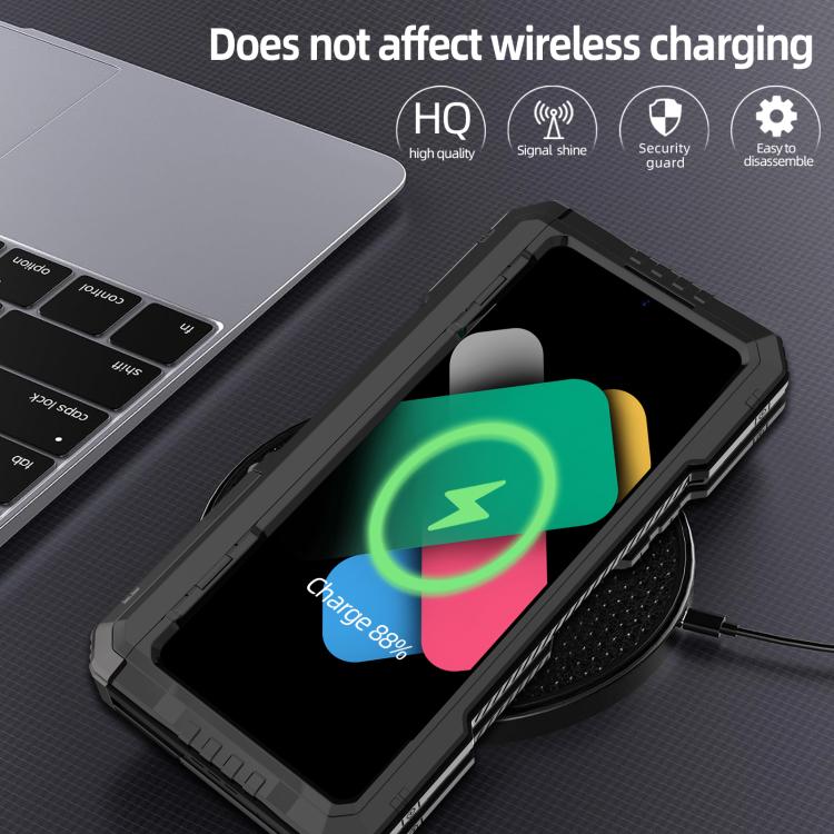 For Samsung Galaxy Z Fold6 360 Full Body Life Waterproof Metal Phone Case