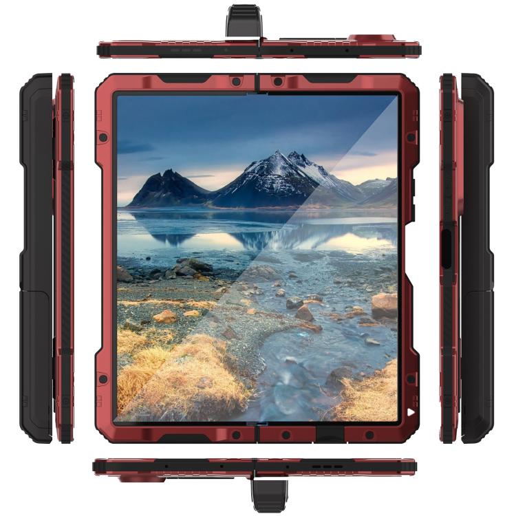 For Samsung Galaxy Z Fold6 360 Full Body Life Waterproof Metal Phone Case
