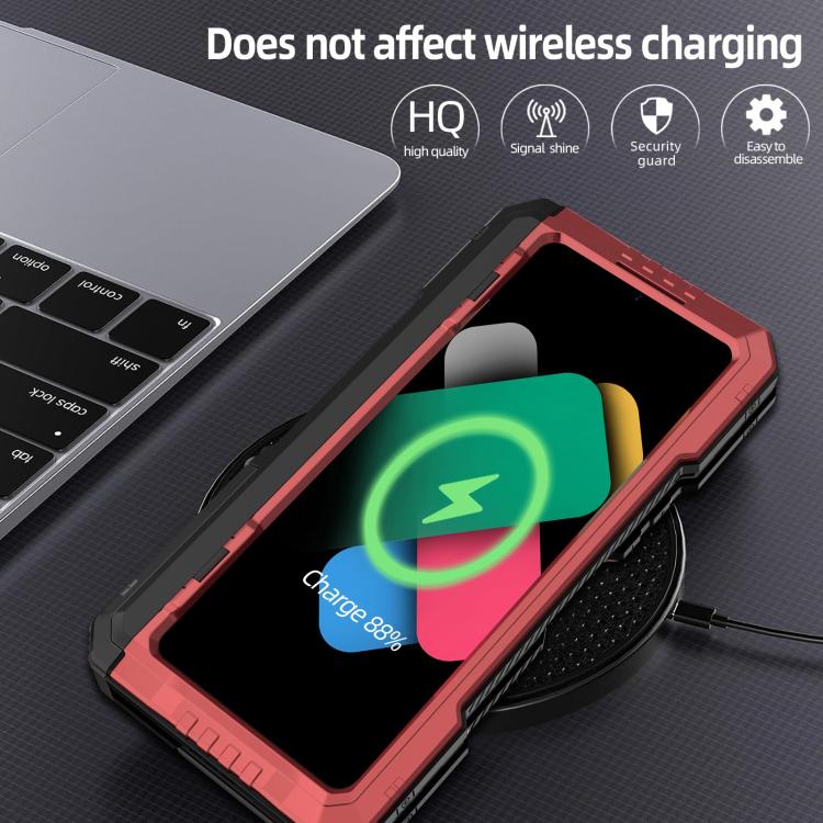 For Samsung Galaxy Z Fold6 360 Full Body Life Waterproof Metal Phone Case