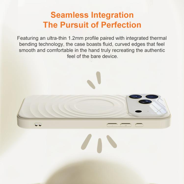 For iPhone 15 Pro Ripple Texture Large Windows Liquid Silicone Phone Case