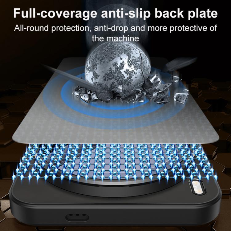 For vivo X200 Ice Magnetic Straight Edge Lens Holder Magnetic Phone Case