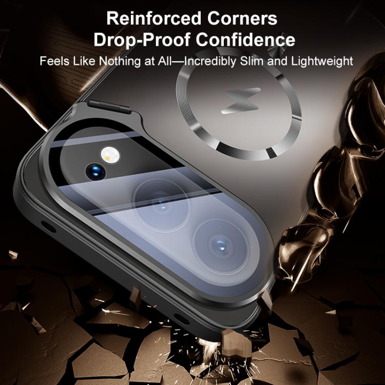 For Honor 500 Global 155.8mm Straight Edge Camshield Lens Frame Holder Magnetic Phone Case