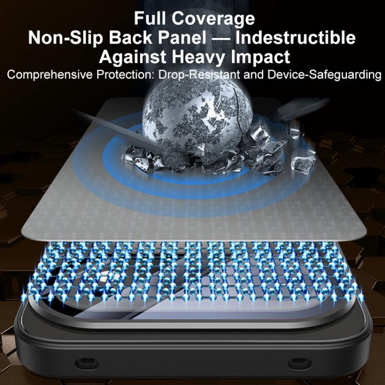 For Honor 500 Global 155.8mm Straight Edge Camshield Lens Frame Holder Magnetic Phone Case