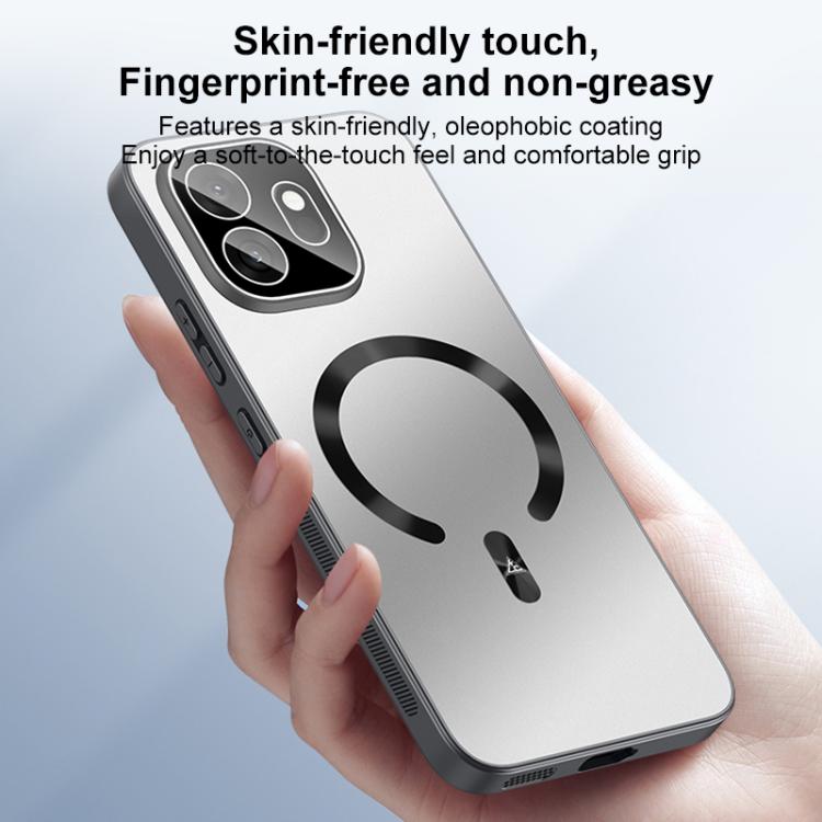For OnePlus 15T Ice Magnetic Explosion-proof Lens Film PC Phone Case