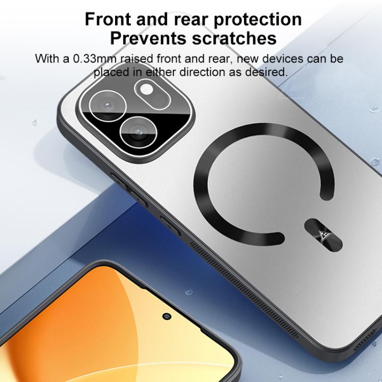 For OnePlus 15T Ice Magnetic Explosion-proof Lens Film PC Phone Case