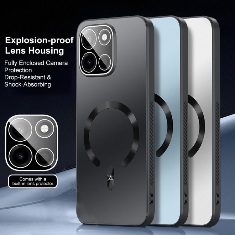 For OnePlus Turbo 6 Ice Magnetic Explosion-proof Lens Film PC Phone Case