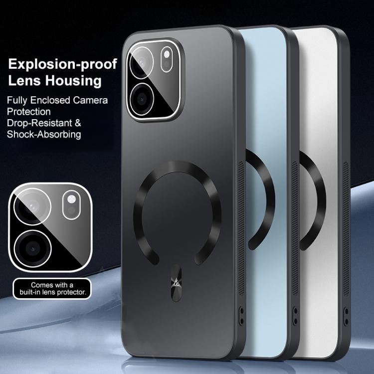 For OnePlus Turbo 6V Ice Magnetic Explosion-proof Lens Film PC Phone Case