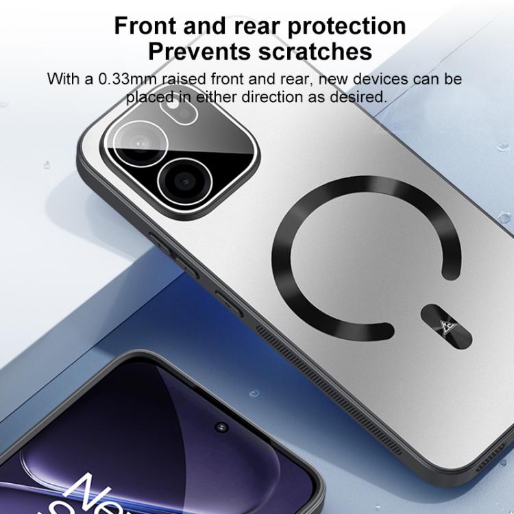 For OnePlus Turbo 6V Ice Magnetic Explosion-proof Lens Film PC Phone Case