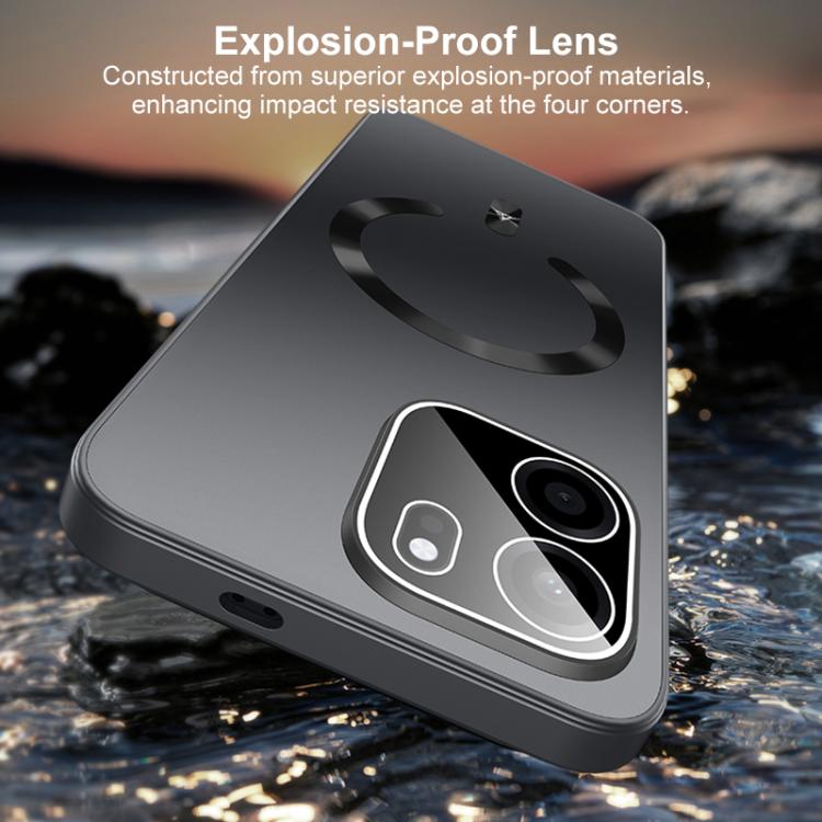 For OnePlus Turbo 6V Ice Magnetic Explosion-proof Lens Film PC Phone Case
