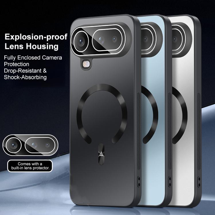 For Honor Magic8 Pro Air 5G Ice Magnetic Explosion-proof Lens Film PC Phone Case