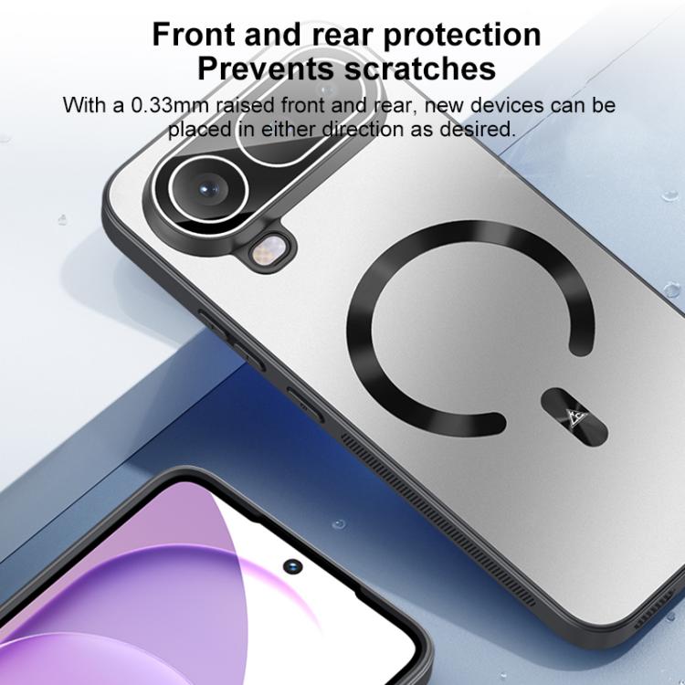 For Honor Magic8 Pro Air 5G Ice Magnetic Explosion-proof Lens Film PC Phone Case